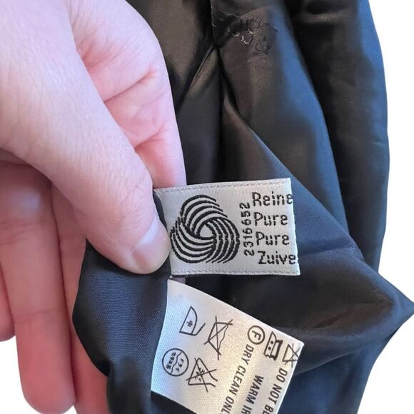 Escada Elegant dark grey 100% wool Midi Skirt - Picture 6 of 12